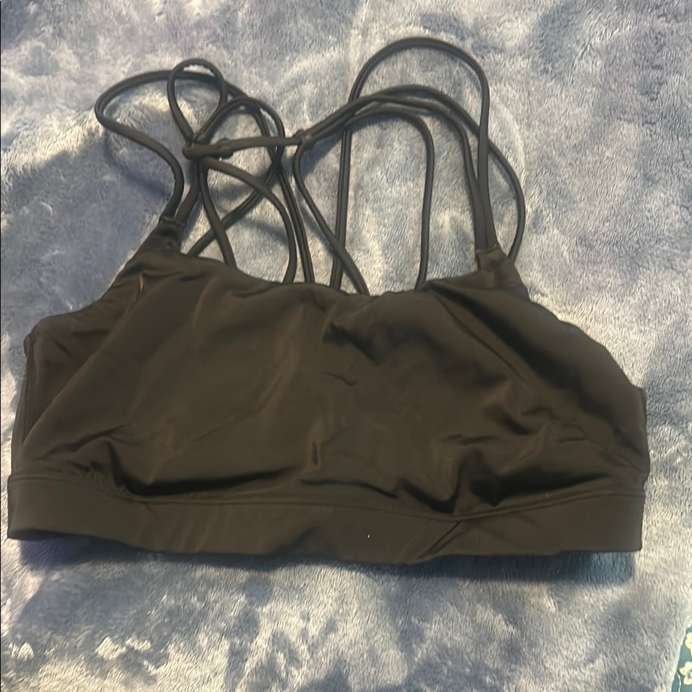 Black Strappy Women's Bralette